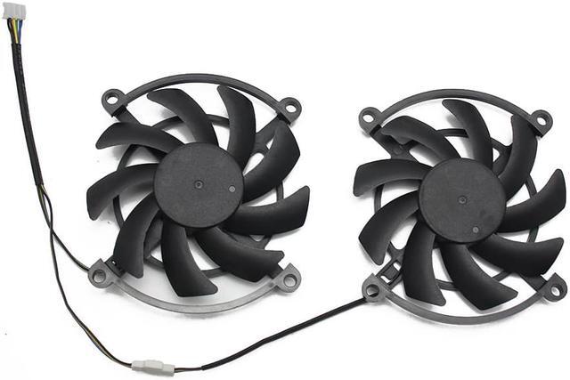 Alt view image 2 of 5 - 2PCS/lot iGame GTX 1060 1070 Cooler fan 4pin Replace for Colorful iGame S GeForce GTX1060 GTX1070 iGame U Video card Fan
