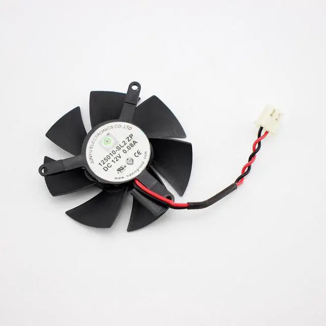 Alt view image 3 of 4 - Diameter 45mm 2pin R5 230 R7 250 R7 240 GPU VGA cooler graphics Card cooling Fan For XFX R7-240/250 R5-230 Video cards Cooling