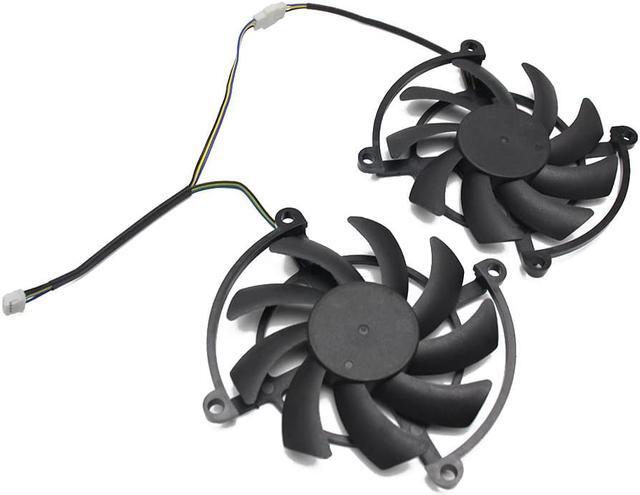 Alt view image 3 of 5 - 2PCS/lot iGame GTX 1060 1070 Cooler fan 4pin Replace for Colorful iGame S GeForce GTX1060 GTX1070 iGame U Video card Fan