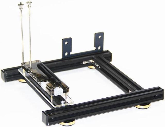 Alt view image 2 of 6 - Graphics card holder DIY external graphics card base with power supply base for ATX PSU aluminum support EXP GDC graphics card d