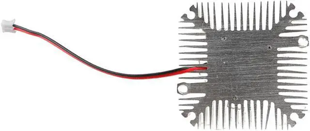 Alt view image 4 of 5 - 55mm 2 PIN Graphics Cards Cooling Fan Aluminum Gold Heatsink Cooler Computer Fan Cool VGA card Cooling Fan