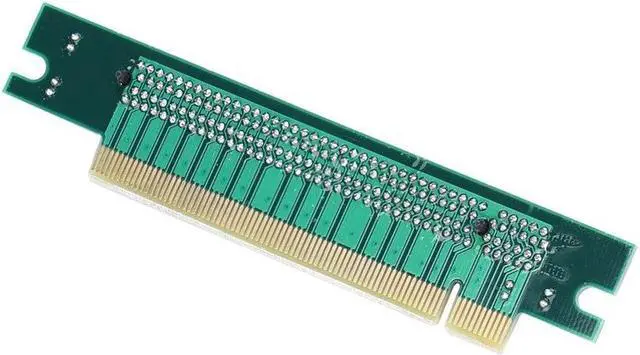 Alt view image 3 of 3 - PCIE X16 For 1U Chassis 90 Degree 164pin Protection Transfer Graphic Card Expansion Right Angle Extender Protector Adapter Riser