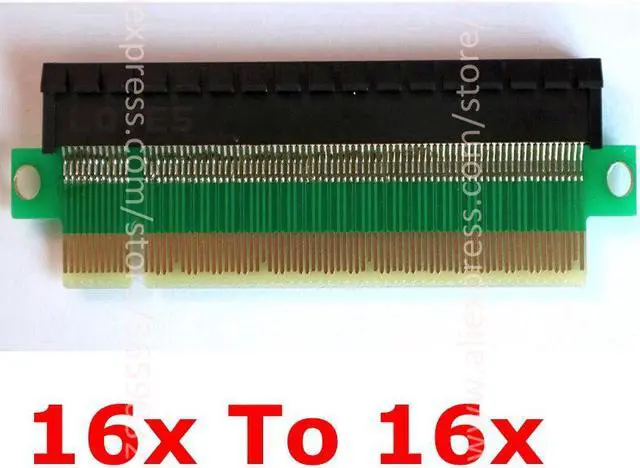 Alt view image 5 of 5 - PCI-E 1X 4X 8X 16X Female To PCI-E 16X Male Graphics Extension Connection Conversion Adapter Card Compatible with PCIe 3.0