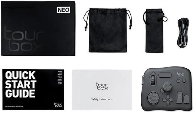 Alt view image 7 of 7 - TourBox NEO - The Advanced Editing Controller for Digital Drawing,Photo and Video Editing,with Customized Creative Inputs,Compatible with Lightroom,Photoshop,Premiere, Capture One,Final Cut Pro & more
