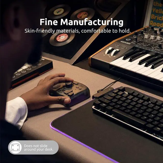 Alt view image 6 of 7 - TourBox NEO (with Storage Bag)  - Video Photo Editing Controller, Custom Shortcut Keyboard, Eye-Free One-Hand Creative Console for Photoshop Lightroom Premiere, Windows Mac PC Graphics Drawing Tablet