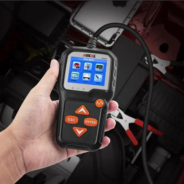 Alt view image 5 of 7 - ANCEL BA301 Car Battery Tester for 6V 12V Analyzer Car Quick Cranking Charging Tester 100 to 2000 CCA Battery Tester
