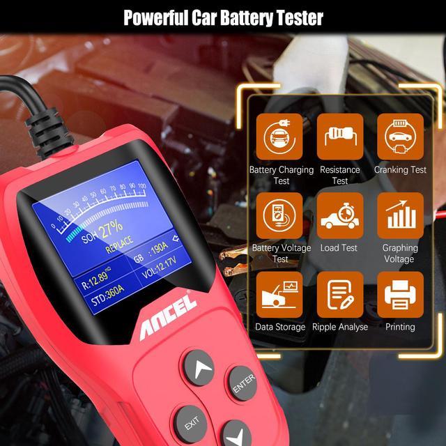 Ancel BA201 Battery Tester 100 to 2000CCA Automotive Battery