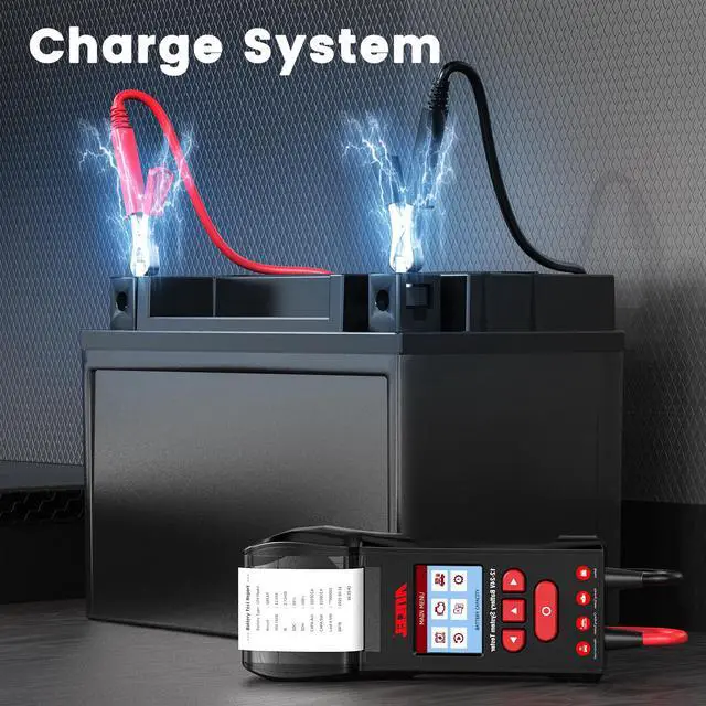 Alt view image 6 of 7 - ANCEL BST600 12V/24V 100-2000 CCA Automotive Battery Load Tester for Heavy Duty Trucks and Cars