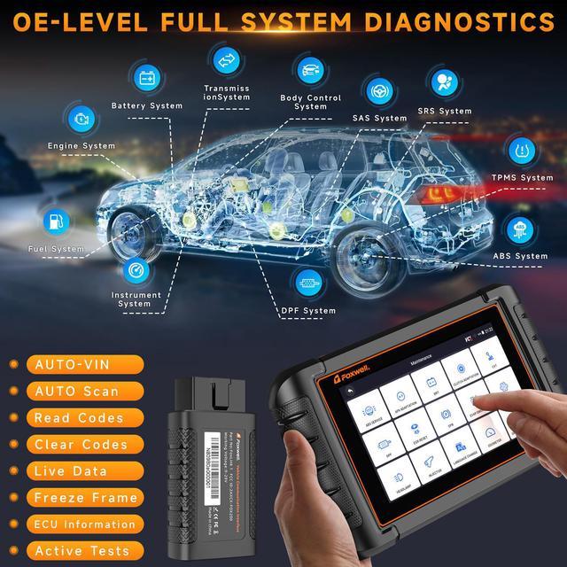 FOXWELL NT809 BT Bidirectional All System Car OBD2 Scanner