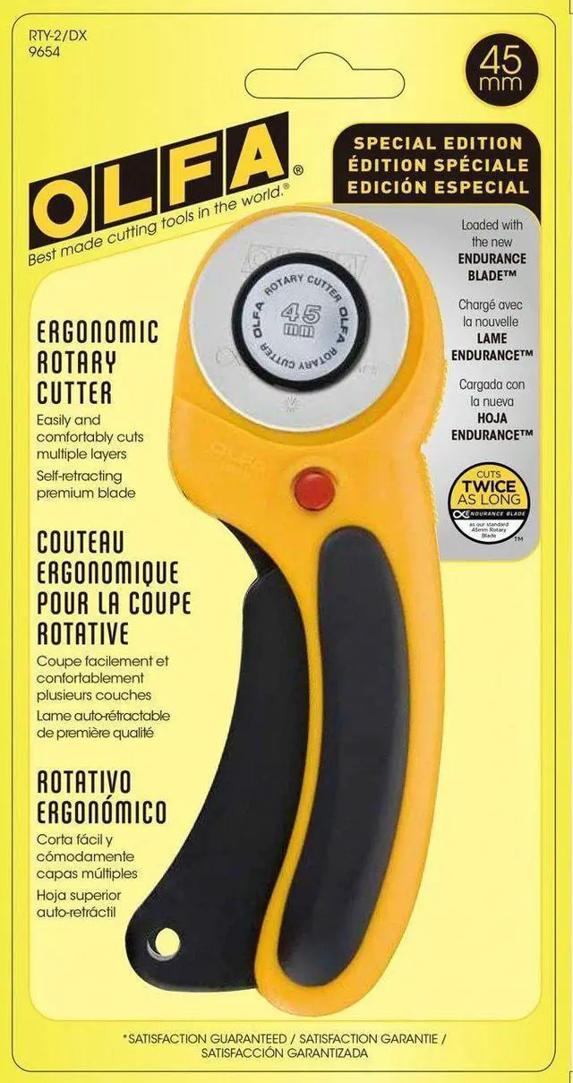 Alt view image 6 of 6 - Ergonomic Rotary Cutter, 45mm Tungsten