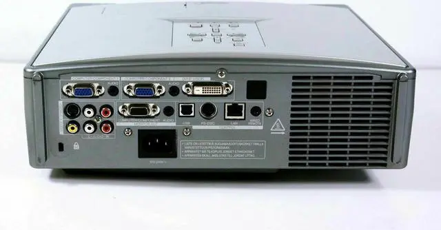 Alt view image 3 of 7 - Sharp XG-C430X 3LCD Projector 4000 ANSI Lumens 1024 x 768 HD 1080i HDMI w/Adapter TeKswamp  Home Theater Professional Streaming with Accessories bundle