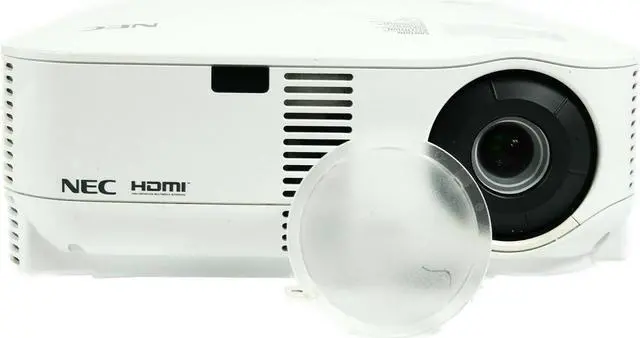 Alt view image 3 of 7 - NEC VT800 3LCD Projector 1080p HDMI 2700 ANSI Lumens 1024 x 768  Home Theater Professional Streaming with Accessories bundle