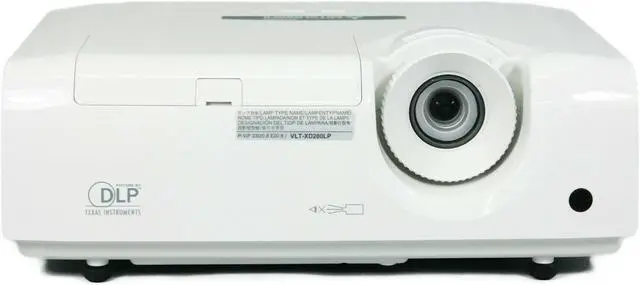 Alt view image 3 of 7 - Mitsubishi XD250U DLP Projector 2700 Lumens HD HDMI 1080i 1024 x 768 w/Remote Home Theater Professional Streaming with Accessories bundle