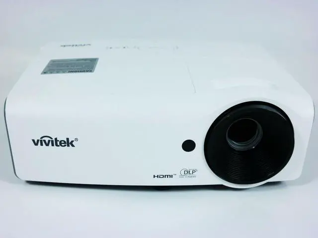 Alt view image 3 of 7 - ViviTek D555WH XGA DLP Projector 3000 Lumens 3D HDMI HD 1080p 1024x768 Home Theater Professional Streaming with Accessories bundle