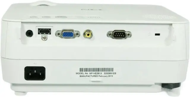 Alt view image 2 of 4 - NEC NP-VE281 DLP Projector Cinema 2800 ANSI HD HDMI 1080i  800 x 600 Home Theater Professional Streaming with Accessories bundle
