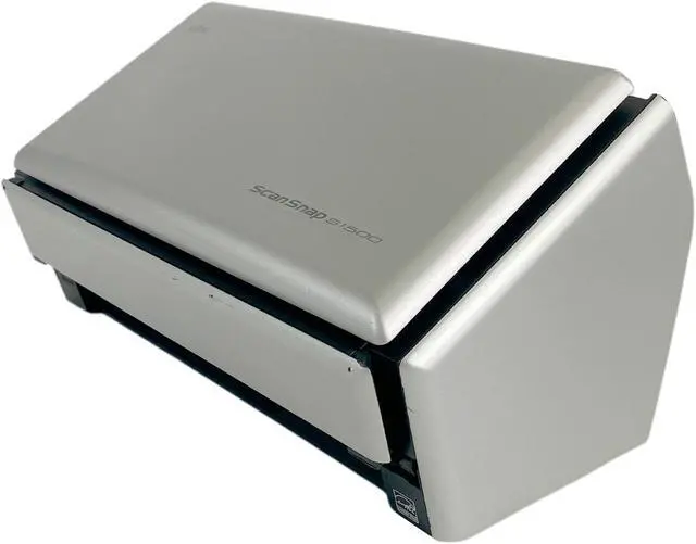 Alt view image 2 of 7 - Fujitsu ScanSnap FI-S1500 Duplex Color Pass-Through Document Scanner for Legal Paper Size Office Use School Work College USB 2.0 With Adapter