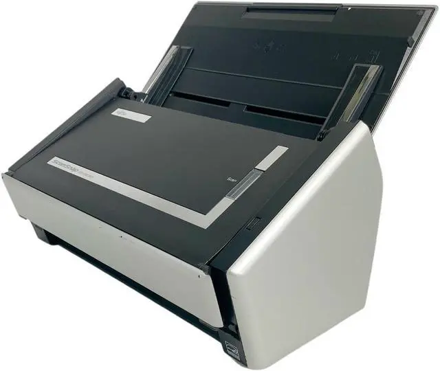 Alt view image 3 of 7 - Fujitsu ScanSnap FI-S1500 Duplex Color Pass-Through Document Scanner for Legal Paper Size Office Use School Work College USB 2.0 With Adapter