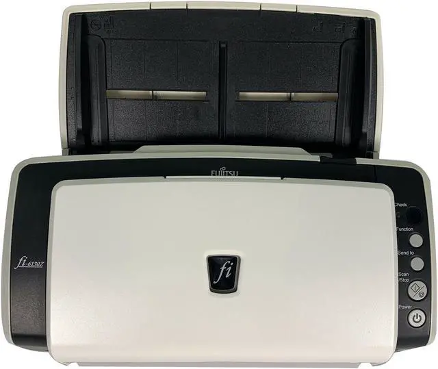 Alt view image 4 of 5 - Fujitsu Fi-6130Z Duplex Pass-Through Document Color Scanner with Trays w/ Adapter