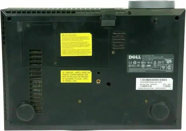 Alt view image 4 of 4 - Dell 1409X DLP Portable Projector 2500 Lumens ANSI HD 1080i HDMI w/Remote Adapter bundle
