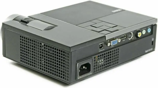 Alt view image 3 of 4 - Dell M210x DLP Projector XGA Portable PC 3D Ready HD 1080p HDMI w/Accessories
