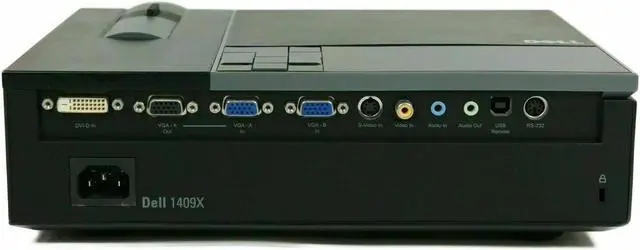 Alt view image 2 of 4 - Dell 1409X DLP Portable Projector 2500 Lumens ANSI HD 1080i HDMI w/Remote Adapter bundle