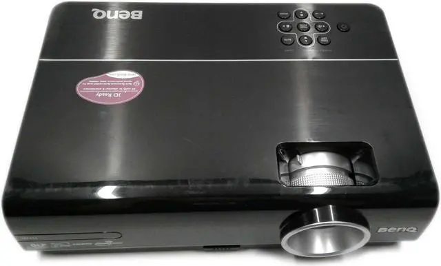 Alt view image 4 of 5 - BenQ MP626 DLP Projector Meeting 2700 Lumens HD 1080p HDMI 3D w/Accessories