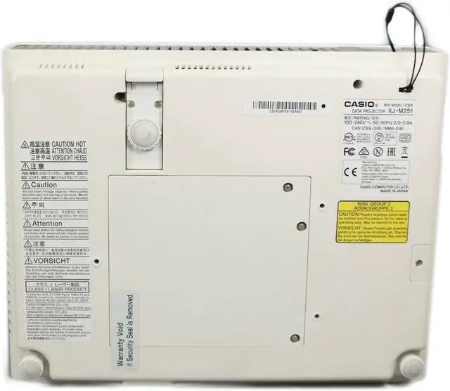 Alt view image 7 of 7 - Casio XJ-M251 DLP Laser/LED Hybrid Projector for Home Theater Gaming in Full HD PC 3D Ready