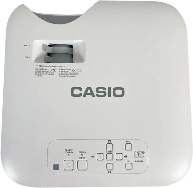Alt view image 3 of 4 - Casio XJ-F10X DLP Projector 3300 ANSI 1080p Laser/LED Hybrid LampFree with Accessories