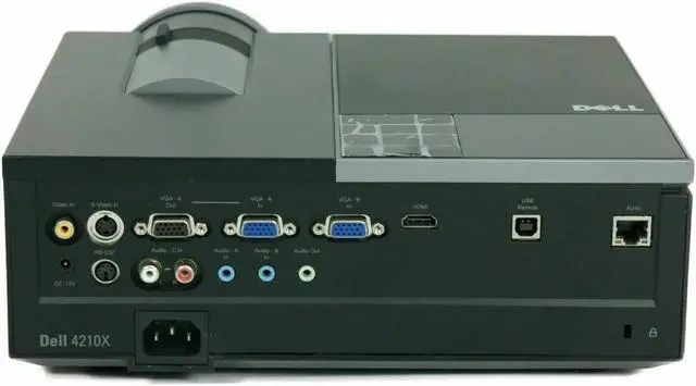 Alt view image 2 of 4 - Dell 4210X DLP Projector Professional Conference Room 3500 ANSI HD 1080p HDMI Remote TeKswamp