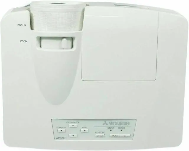 Alt view image 3 of 4 - Mitsubishi WD570U DLP Projector - 1080p MacBook USB-C Compatible (bundle)