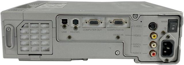 Alt view image 2 of 4 - Mitsubishi LVP-X70U LCD projector HDMI-adapter w/Accessories bundle