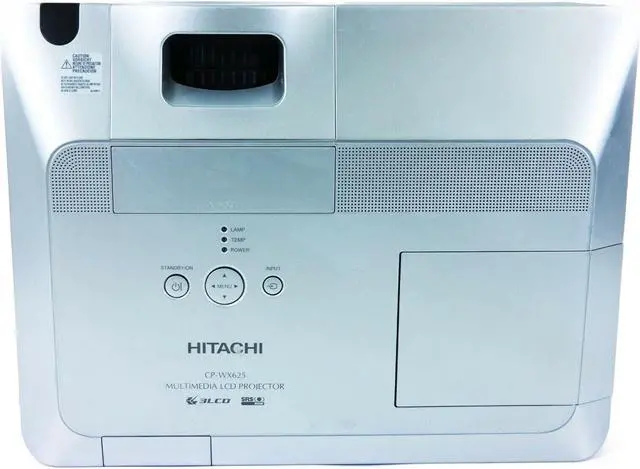 Alt view image 3 of 4 - Hitachi CP-WX625 3LCD Conference Room Projector 4000 Lumens HD 1080i HDMI bundle