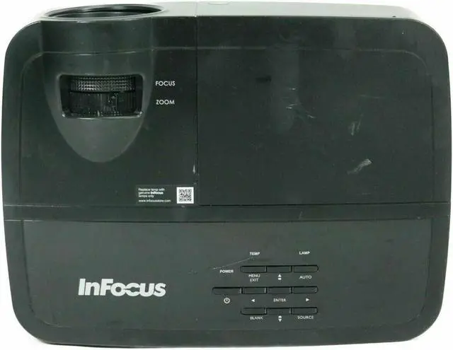 Alt view image 4 of 5 - InFocus IN2124a DLP PROJECTOR PROFESSIONAL 3500 ANSI HDMI HD 1080p w/ACCESSORIES