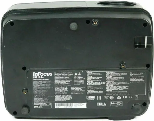 Alt view image 5 of 5 - InFocus IN2124a DLP PROJECTOR PROFESSIONAL 3500 ANSI HDMI HD 1080p w/ACCESSORIES