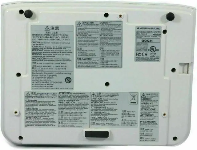 Alt view image 4 of 4 - DisplayPort to HDMI Bundle - Mitsubishi XD250U-G DLP Projector HDMI 1080i Movie