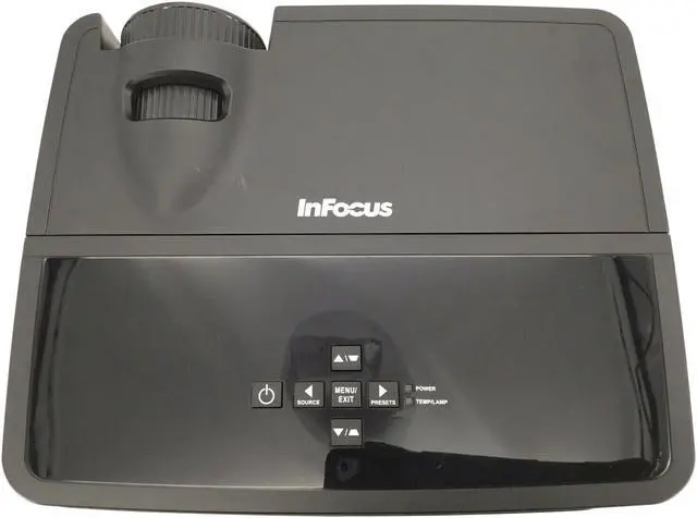 Alt view image 3 of 3 - Infocus IN2124 DLP Projector Portable Cinema 3200 ANSI HDMI HD 1080p w/Remote