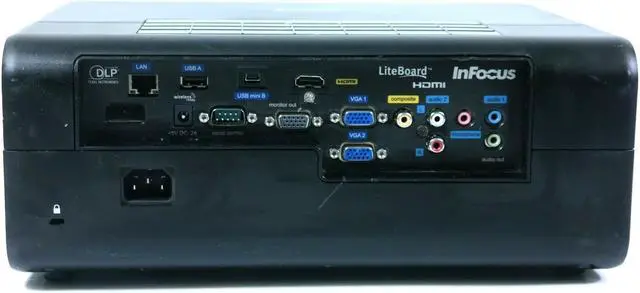 Alt view image 2 of 5 - InFocus IN3916 Short Throw InFocus IN3916 DLP Projector 2700 ANSI 1080p w/bundle TeKswamp
