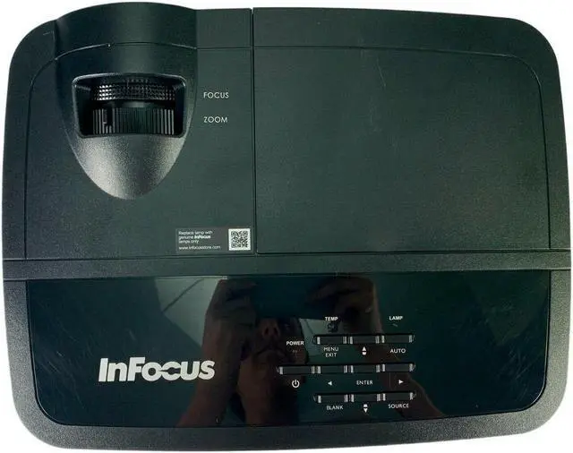 Alt view image 6 of 7 - InFocus IN116x DLP Projector 3200 ANSI for Home Theater Games in Full HD PC 3D HDMI w/Remote