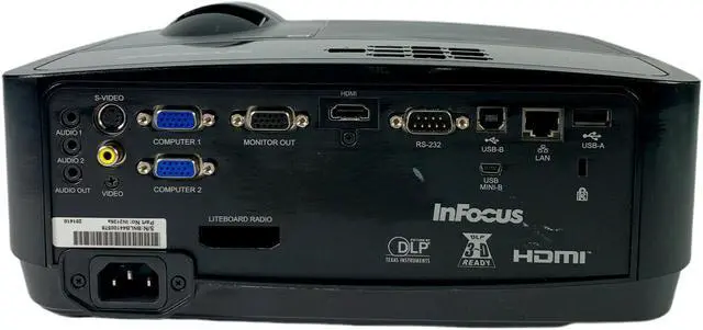 Alt view image 2 of 3 - InFocus IN2126a DLP Projector Cinema 3500 ANSI HDMI HD 1080i 3D w/Accessories