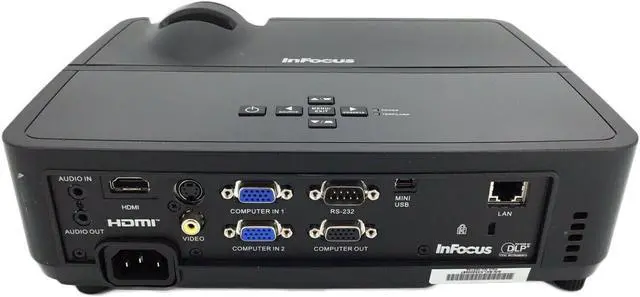 Alt view image 2 of 3 - Infocus IN2124 DLP Projector Portable Cinema 3200 ANSI HDMI HD 1080p w/Remote