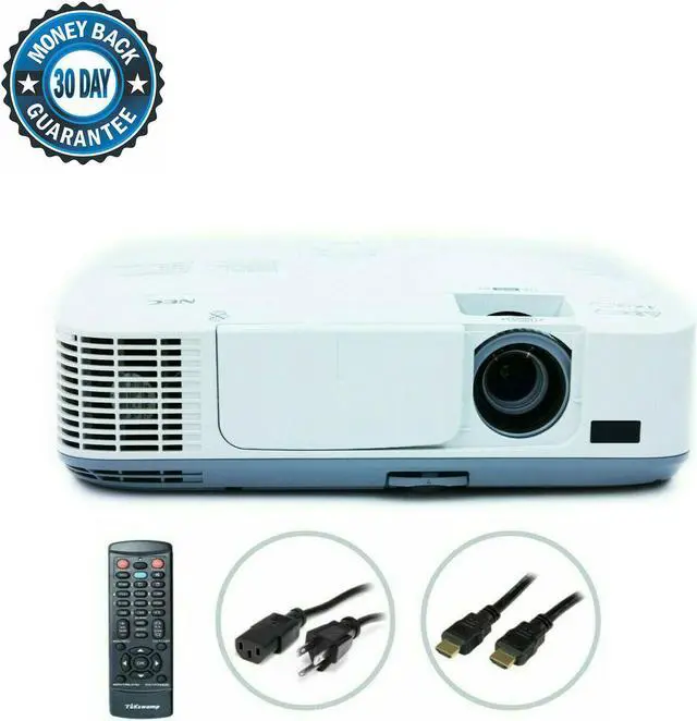 Main image of NEC NP-M311W 3LCD Projector Cinema Gaming 3100 ANSI HD 1080p HDMI with Accessories For Home and Office Multipurpose Use