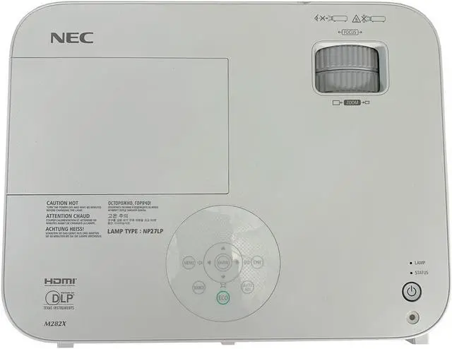 Alt view image 3 of 4 - NEC NP-M282X DLP Projector Professional 2800 ANSI 2HDMI HD 1080p 3D with Accessories