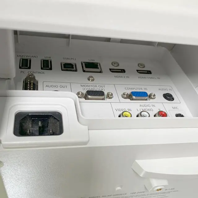 Alt view image 3 of 5 - NEC NP-UM361X 3LCD Ultra Short Throw Projector 3600 ANSI HDMI HD 1080p with Accessories