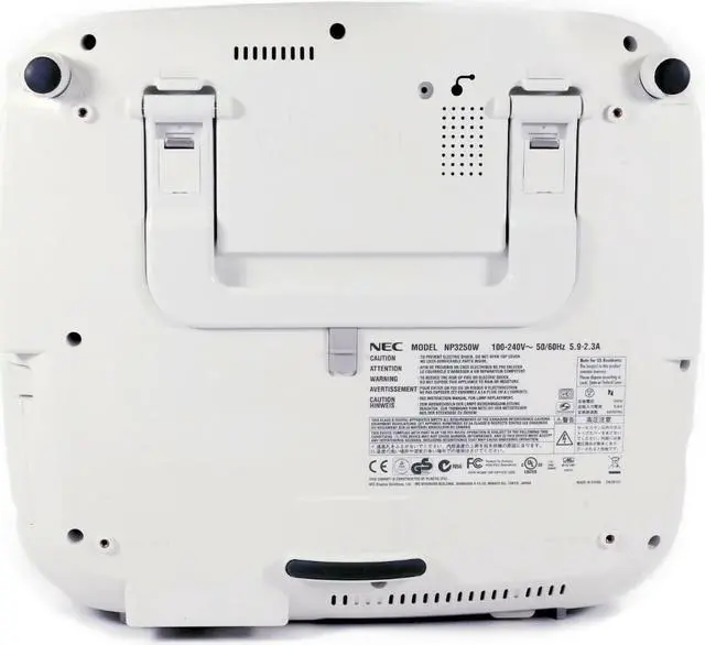 Alt view image 4 of 4 - NEC NP3250W 3LCD Projector Wireless 4000 ANSI HD 1080i HDMI w/Adapter Remote
