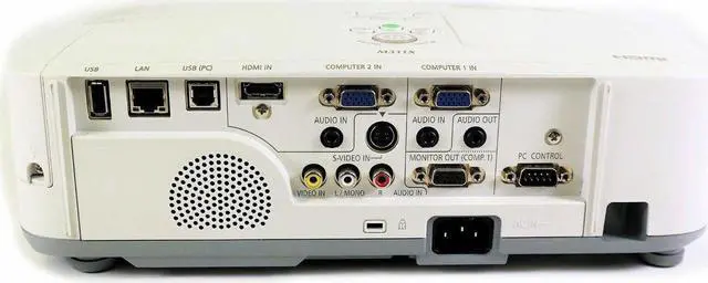 Alt view image 2 of 5 - NEC NP-M311X 3LCD Projector 3100 Lumens HD 1080p HDMI USB w/Remote + EXTRA LAMP