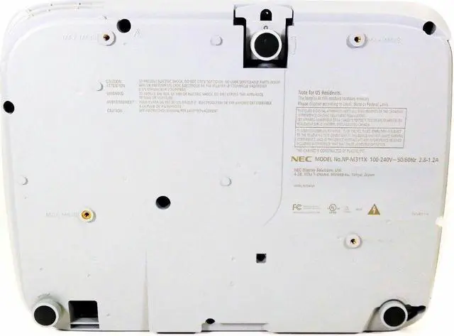 Alt view image 5 of 5 - NEC NP-M311X 3LCD Projector 3100 Lumens HD 1080p HDMI USB w/Remote + EXTRA LAMP