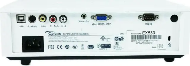 Alt view image 3 of 4 - Optoma EX530 DLP Projector 2600 ANSI HDMI-adapter HD 1080i Accessories TeKswamp