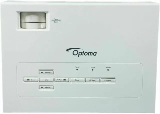 Alt view image 3 of 4 - Optoma TX735 DLP Projector 2600 ANSI HD 1080i HDMI w/Adapter Remote TeKswamp