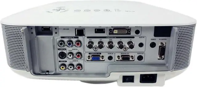 Alt view image 2 of 4 - NEC NP1250 3LCD Projector 3700 ANSI HD 1080i Wireless HDMI-adapter w/Remote