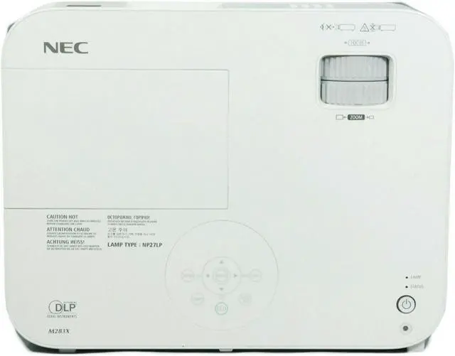 Alt view image 3 of 4 - NEC M283X DLP Projector 2800 Lumens Professional HD 1080p HDMI 3D w/Remote